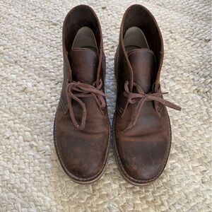 Clarks Dark Brown Chukka Boots
